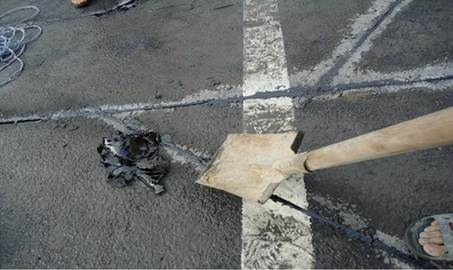 地感線圈埋設現場圖