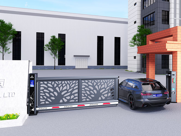 某企業(yè)采用 “安快” 電動懸浮門效果圖